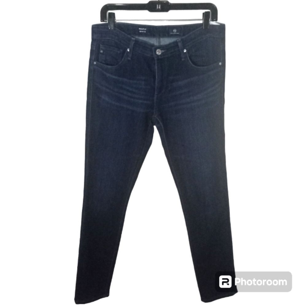 AG Adriano Goldschmied The Stilt  Dark Wash Cigarette Leg Jeans Size 30R